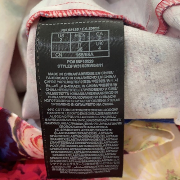 Guess sleeveless floral dress size 2 - Picture 10 of 10